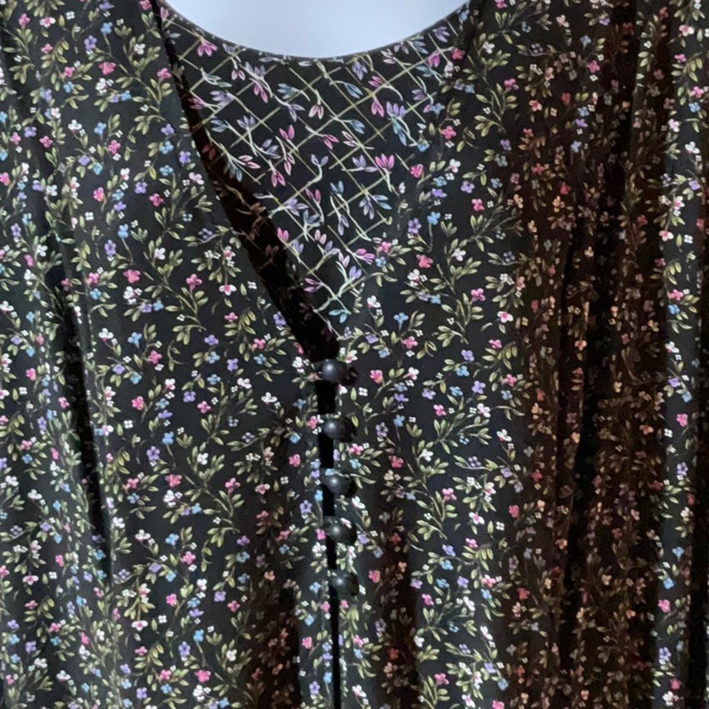 Betsy Lauren Size 24 Printed Dress - Picture 5 of 7